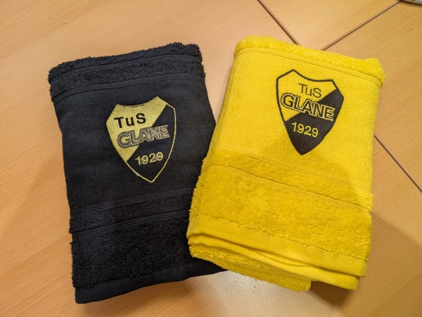 Handtuch, gelb oder schwarz